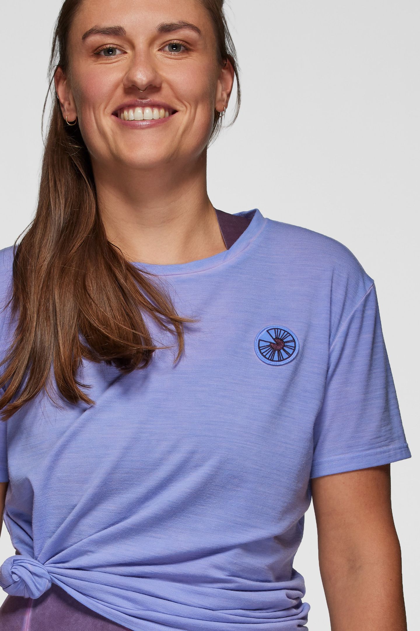 Escape Merino Short Sleeve - Fiordaliso